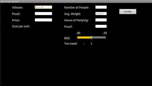 【免費工具App】Alcohol Party Calculator-APP點子