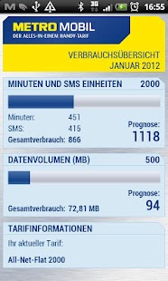 Download METROMOBIL Verbrauchsübersicht APK for Android