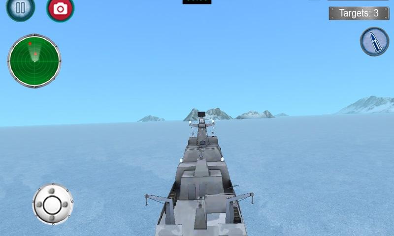 Android application Navy Warship 3D Battle screenshort