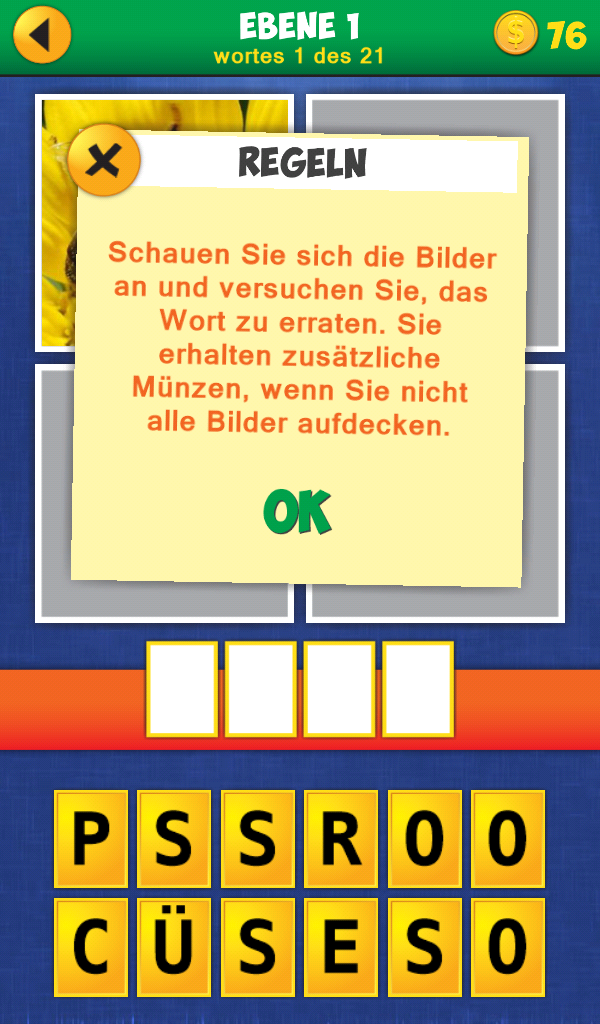Android application 4 Pics 1 Word: Reloaded screenshort