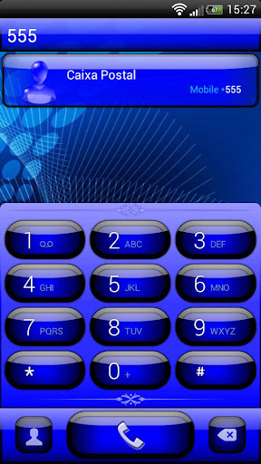 exDialer Jelly Blue Theme