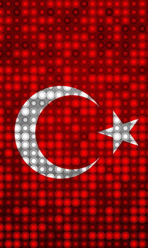 Turk Flag LED Light