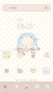 Download milk (happy sleep) dodol theme APK for Android