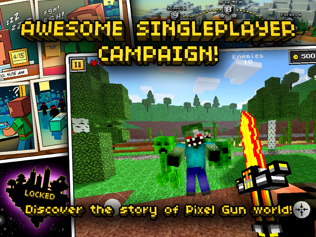 Pixel Gun 3D PRO Minecraft Ed. - screenshot