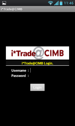 iTrade CIMB on Android