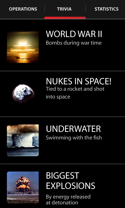    Nuclear USA Database- screenshot  