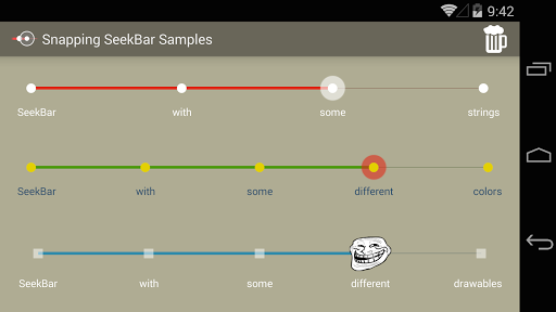 免費下載程式庫與試用程式APP|Snapping SeekBar Sample app開箱文|APP開箱王