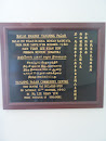 Plaque Commentating Opening by Prime Minister of Singapore