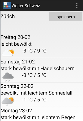 【免費天氣App】15 Tage Wetter Schweiz-APP點子