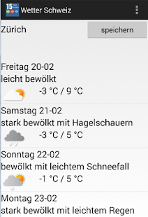 15 Tage Wetter Schweiz Screenshots 1