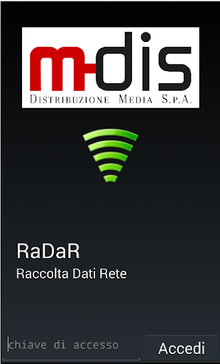 RaDaR – Raccolta Dati Rete