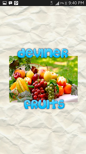 Deviner Ces Noms de Fruits