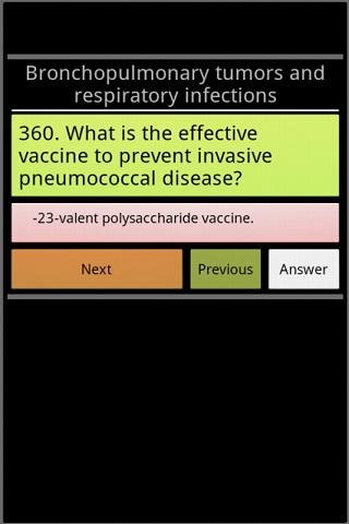 Pneumology exam questions