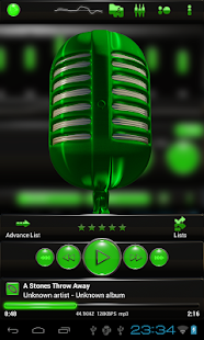 Download Poweramp skin green droid APK for PC
