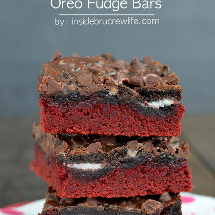 cake cookies red velvet mix Bars Fudge  Yummly Red Velvet  Recipe Oreo