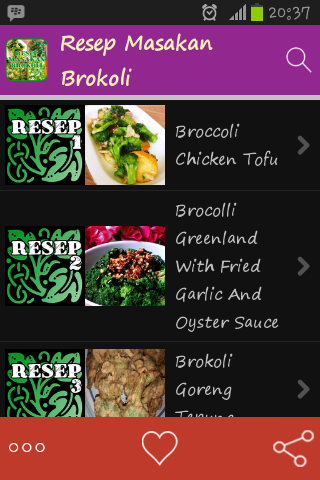 【免費書籍App】Resep Masakan Brokoli-APP點子