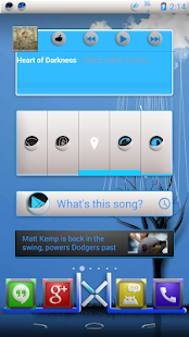 KRUSHED BLUE CM11 THEMECHOOSER - screenshot thumbnail