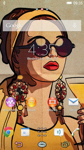 XPERIA™ RetroPopArt Theme