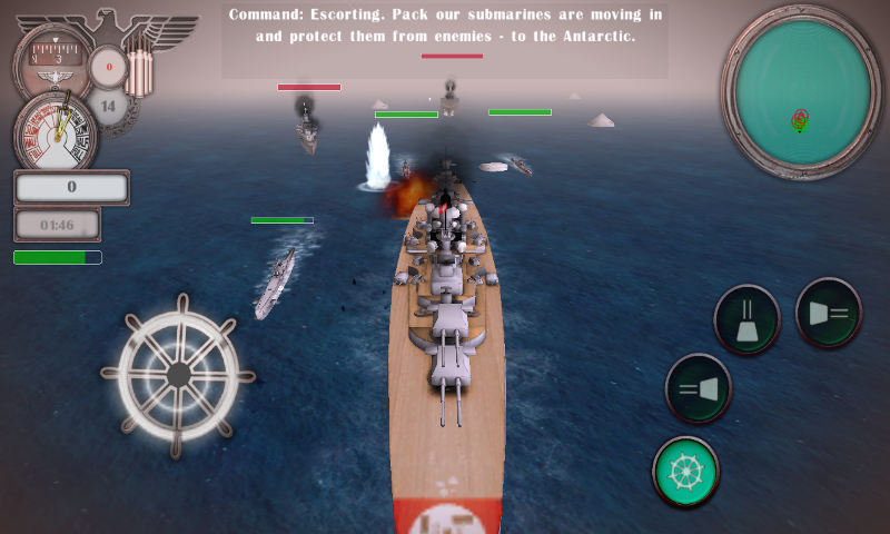 BATTLE KILLER BISMARCK 3D HD Screen 3