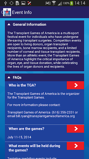 【免費娛樂App】2014 Houston Transplant Games-APP點子