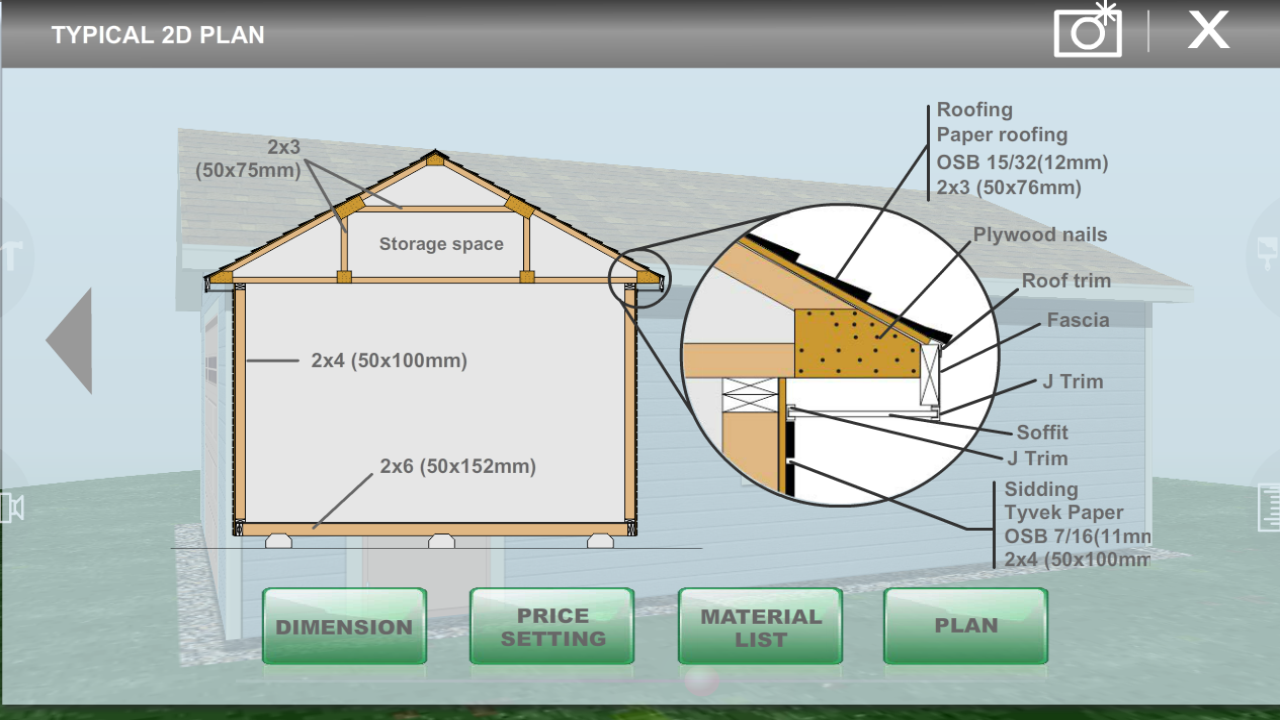 Udesignit 3D Garage Shed - Android Apps on Google Play