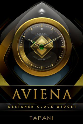 Android application AVIENA Designer Clock Widget screenshort