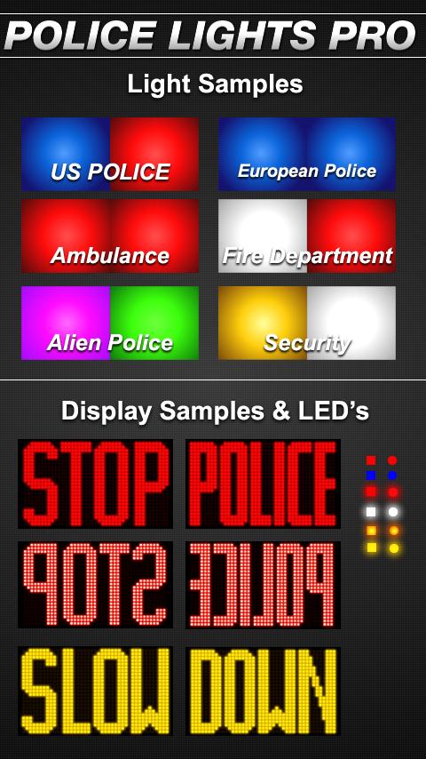 Police Lights Pro Screen 2