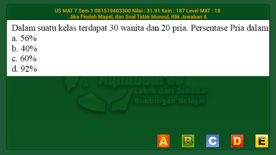 How to install US Kelas 7 MAT Semester 1 patch 1.3 apk for android