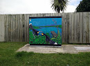 Native New Zealand Bird Mural 