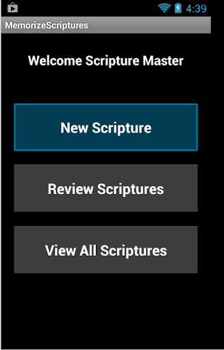 Memorize Scriptures
