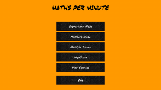 Maths Per Minute