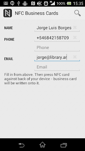 NFC Business Cards