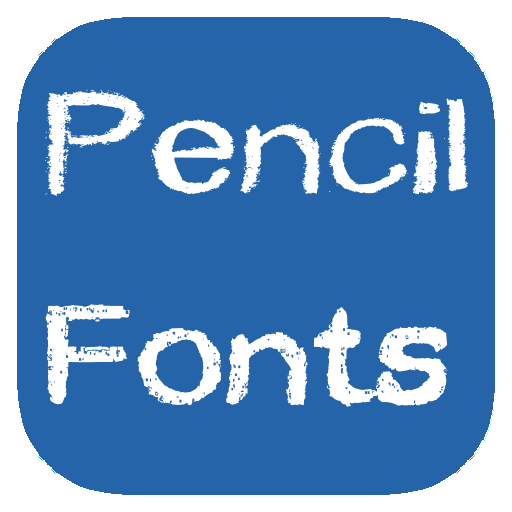 Pencil Fonts for FlipFont LOGO-APP點子