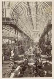 Interieur van Crystal Palace in Londen