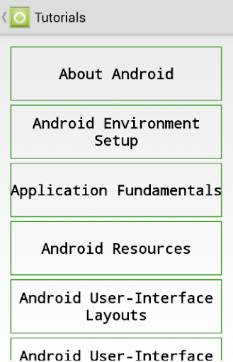 TUTORIAL FOR ANDROID