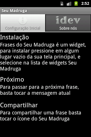 Android application Frases do Seu Madruga (Chaves) screenshort