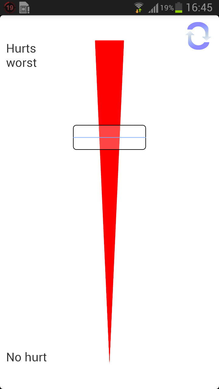 Pain Scale VAS Screen 3