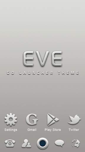 Eve GO Launcher Ex Theme