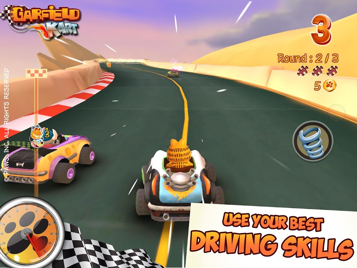 Garfield Kart - screenshot