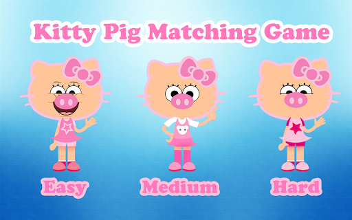 Kitty Pig Matching Game