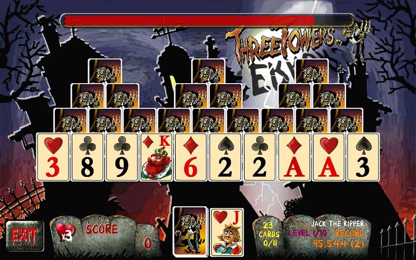 Three Towers Solitaire Ad Free Screen 2