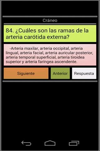 NeuroAnatomía preguntas examen