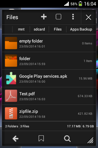 Files Small App