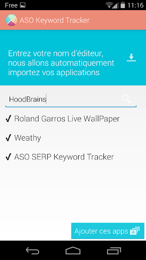 ASO SERP Keyword Tracker