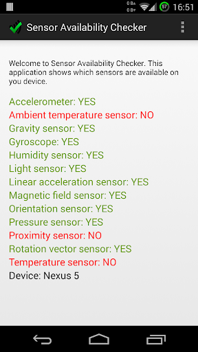 Sensor Checker