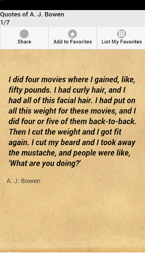 Quotes of A. J. Bowen