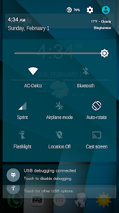 Free CM12 Theme Material Glass APK for Android