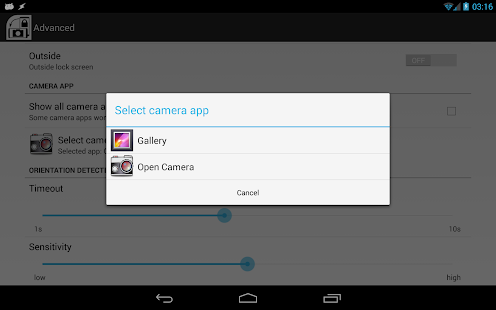 Quicker Camera Launcher Pro Screenshots 3