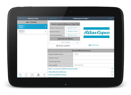 Atlas Copco FleetSync Screenshots 2