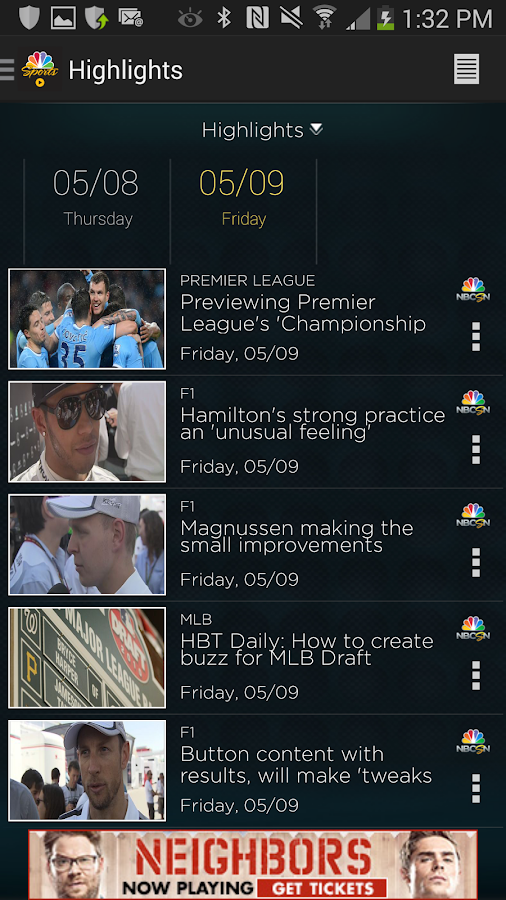 NBC Sports Live Extra Android Apps on Google Play